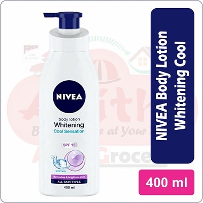 Nivea body lotion whitening cool sensation 400ml*1unit