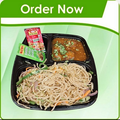 Veg Manchurian + Veg Noodles (Combo)