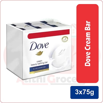 dove cream bar 3 X 75 G