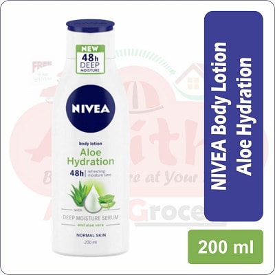 Nivea body lotion aloe hydration 200ml