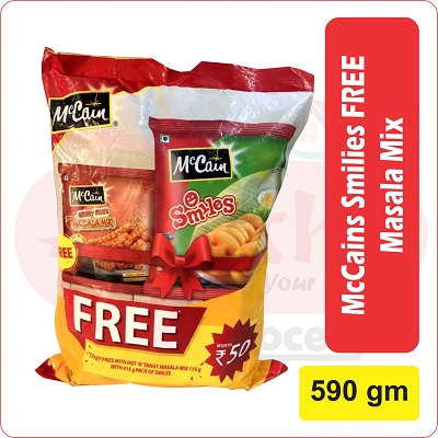 McCain smilies FREE masala mix 590gm
