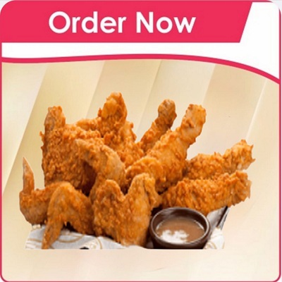 CRISPY CHICKEN WINGS (6 PCS)