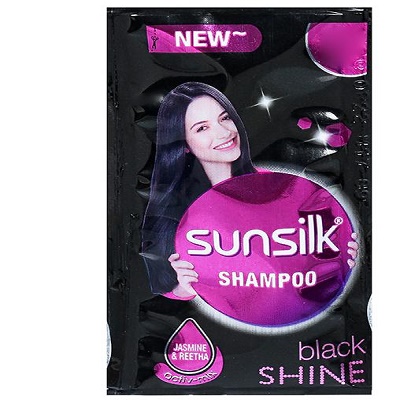 SUNSILK SHAMPOO BLACK SHINE 6.5 ML