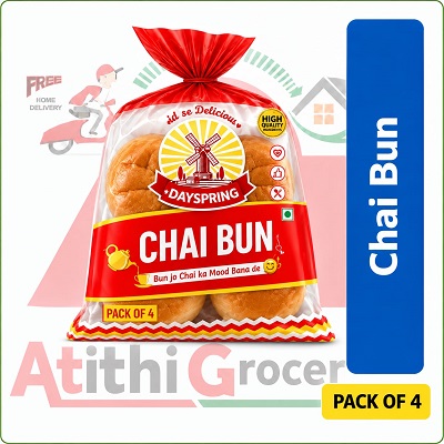 Gomti Chai Bun 4 pcs