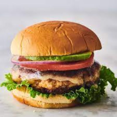Masala Chicken Patty Burger