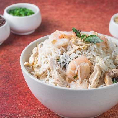 Basil Fried Rice [Serves 1- 2]