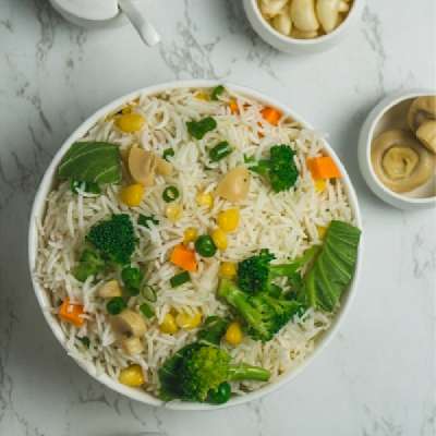Rice With Asian Greens [Serves 1- 2]