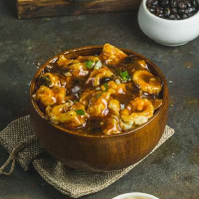 Wok Fried Squid In Black Bean Sauce