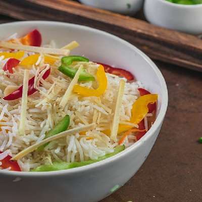 Ginger Capsicum Flavoured Rice [Serves 1- 2]