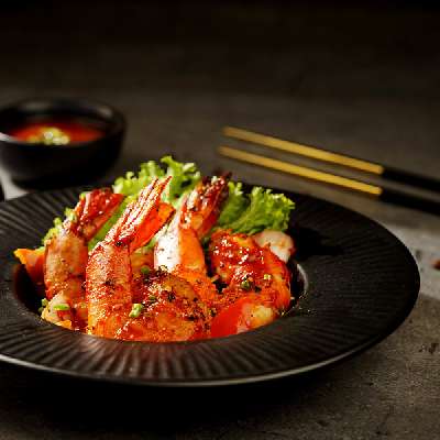 Pepper Garlic Giant Tiger Prawn (3 Pcs)