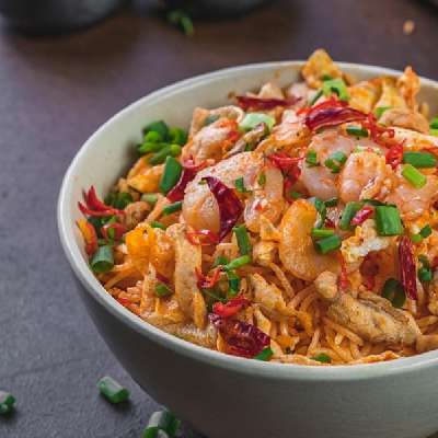 Schezwan Fried Rice [Serves 1- 2]