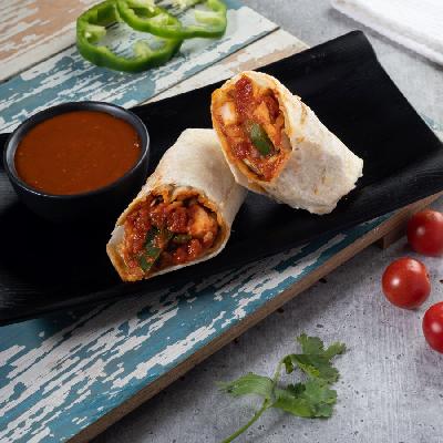 Whole wheat tortilla chicken wrap (choose dressing)