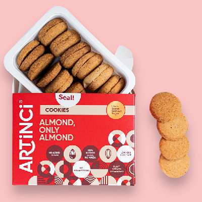 Almond, Only Almond Sugar Free Cookies 100g - Gluten Free