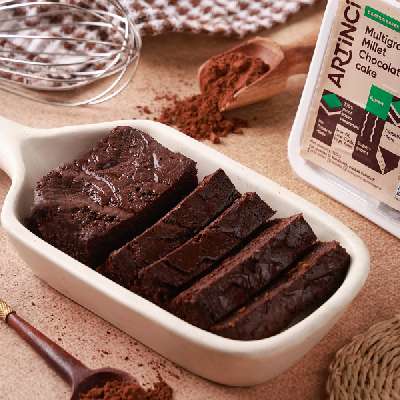 Eggless Chocolate Cake - Millets, Low Carb - [150g]