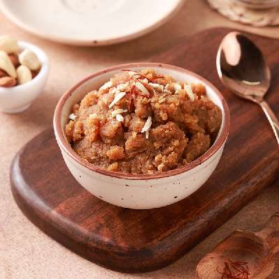 High Protein Moong Dal Halwa (Pure Ghee)