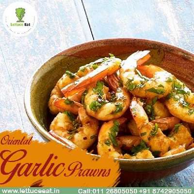 Oriental Garlic Prawns
