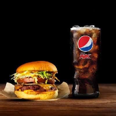 Crispy Veg Burger+Cold Drink 250Ml