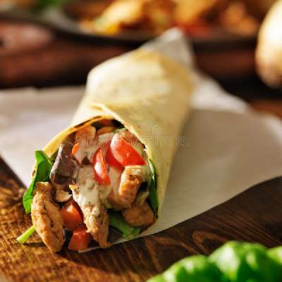 Grilled Chicken Wrap With Cheese