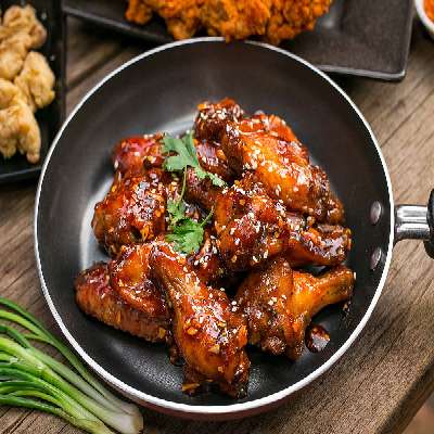 Korean Chicken Wings (6 Pcs)