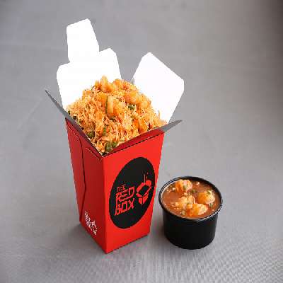 Prawn Thai Fried Rice + Prawn Capsicum (Gravy)