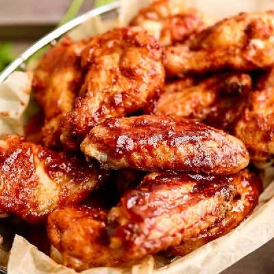 Hot Barbecue Wings (8 Pcs)