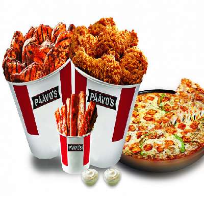 Fried Chicken + Premium Pizza Combos (4 Pcs)