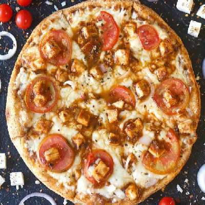 Tomato Paneer Pizza (Medium 6 Slice)