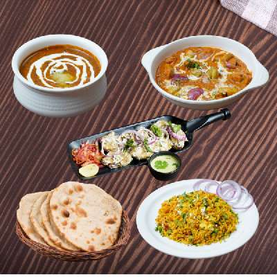 Deal No 13[Veg Starter, Dal/Rajma/Chana, Main, Rice/Noodles, Bread