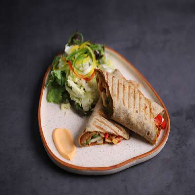 Keto Peri Peri Tofu Wrap