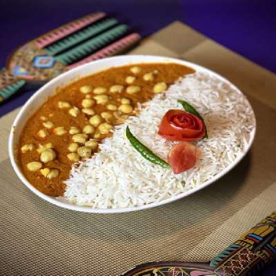 Channa Masala + Rice