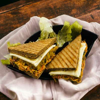Vegetable Masala Cheese Grilled Sandwich [4 Pcs]