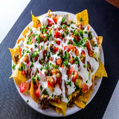 Mexican Spicy Veg Loaded Nachos