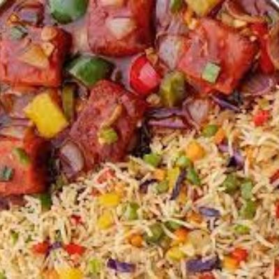 Chilli Paneer Rice Bowl