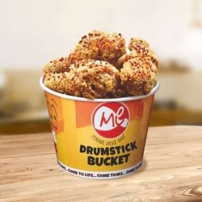 Drumstick Bucket ( Indian Fiery ) - 6 Pcs