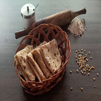 Whole Wheat Organic Atta Phulka (Pack Of 4)
