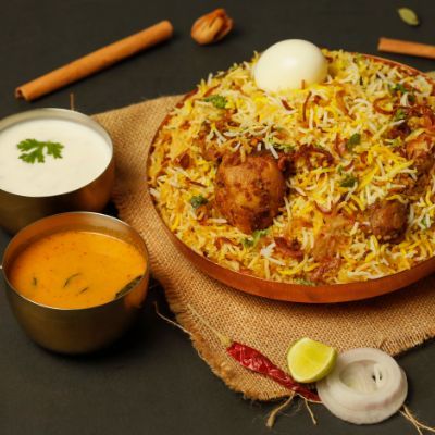 Special Chicken Biryani + Sambar Rice