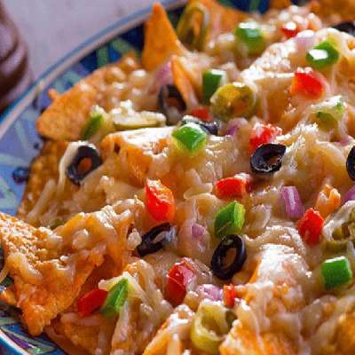 Cheese Loaded Nachos Pizza