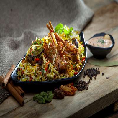 Mutton Biryani With Gravy (Kaka Special)