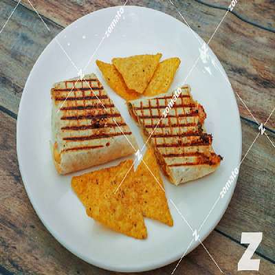 Schezwan Pizza And Cheese Wrap
