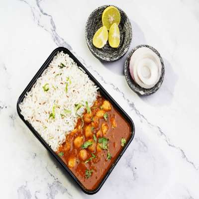 Punjaabi Chole Rice Bowl