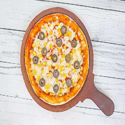 Sweet Corn Cheese & Olives Pizza