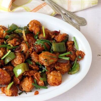 Mushroom Chilli Dry