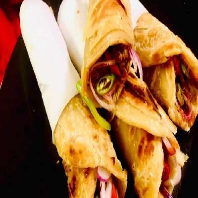 Paneer Lava Kebab Kathi Roll
