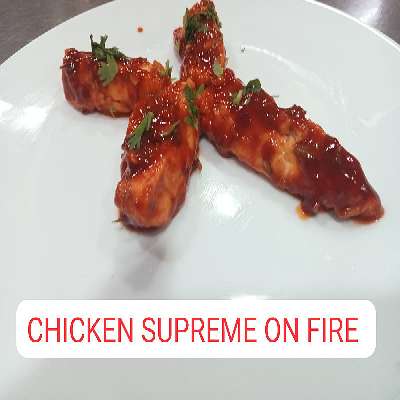 Chicken Supreme On Fire