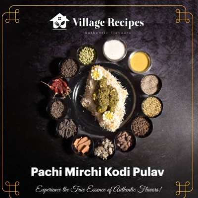 Pachi Mirchi Kodi Pulav