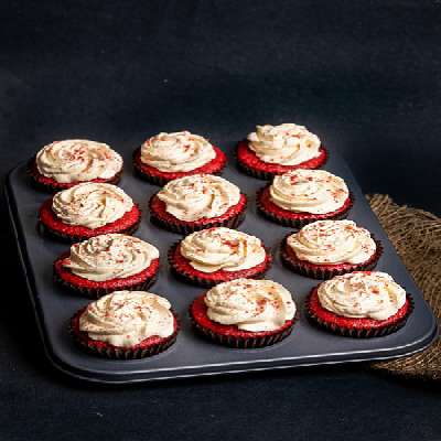 Red Velvet Twelve Cupcakes