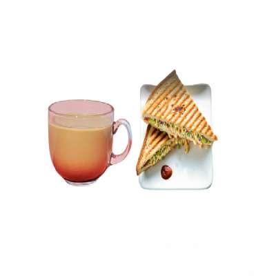 Tea (Tea + Veg Sandwich)