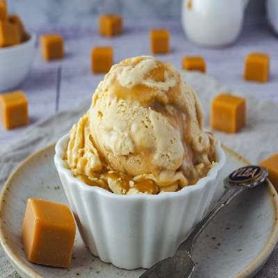 Nut Butterscotch Ice Cream