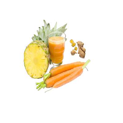 Ginger + Pineapple + Carrot Juice