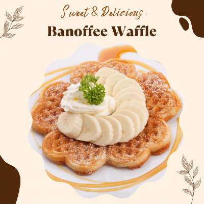 Banoffee Waffle